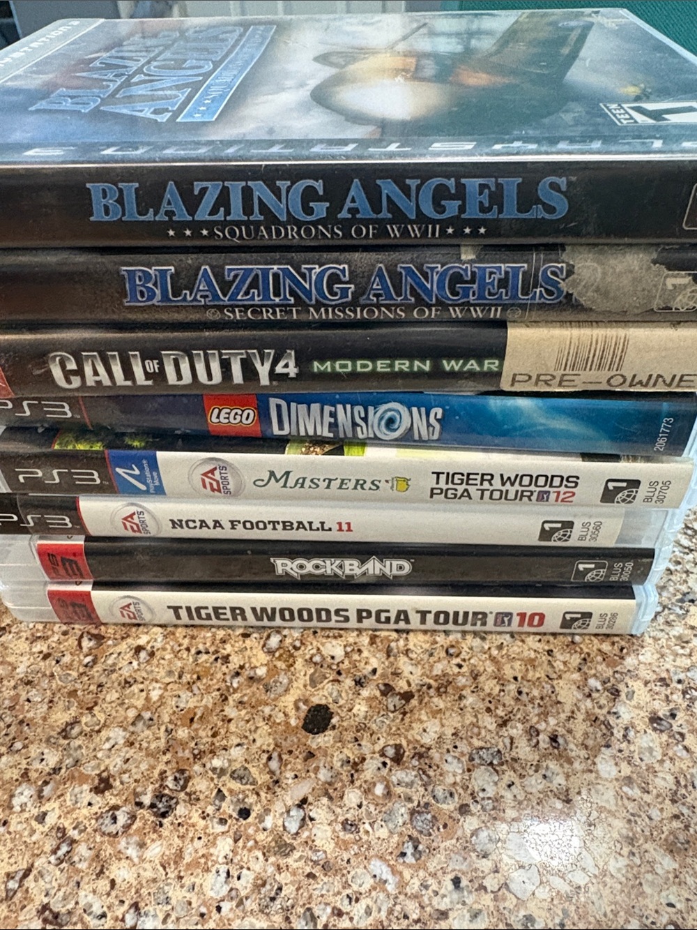 PS3 Video Games - Lot of 8 games. Pre- Owned